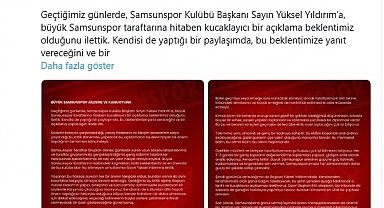Samsunspor taraftar grupları: "Bu kulübün asıl sahibi taraftardır"