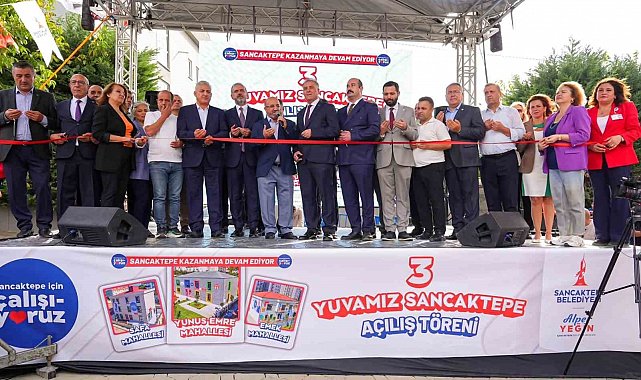 Sancaktepe'de 3 çocuk gelişim merkezi hizmete açıldı