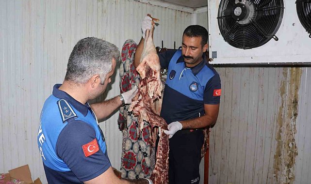 Şanlıurfa'da 315 kilo bozuk et ele geçirildi