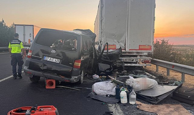 Şanlıurfa'da feci kaza: 2 ölü, 2 ağır yaralı