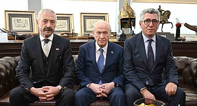 Sarallar ve Şahinler ailelerinden MHP Lideri Bahçeli'ye ziyaret