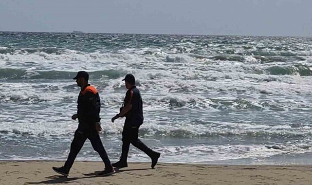 Saray'da deniz keyfine hava engeli