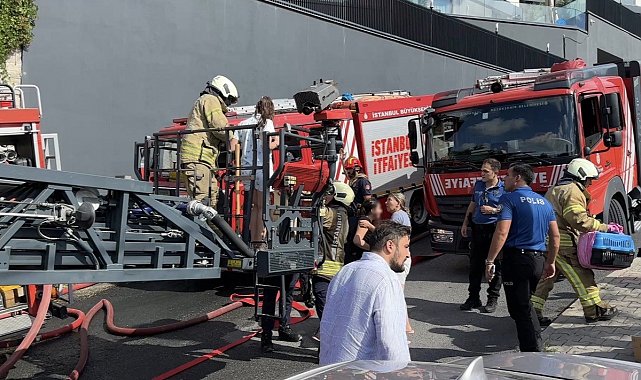 Sarıyer'de korkutan yangın: 8 kişi tahliye edildi