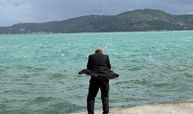 Sarıyer'de kuvvetli rüzgar etkili oluyor
