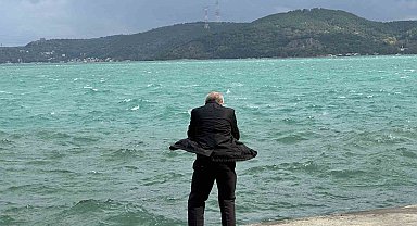 Sarıyer'de kuvvetli rüzgar etkili oluyor
