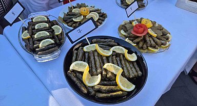 Sarma ve tatlılar yarıştı