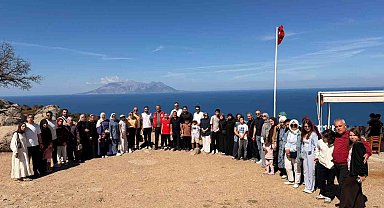 Şehit aileleri ve gazilerin Çanakkale çıkarması