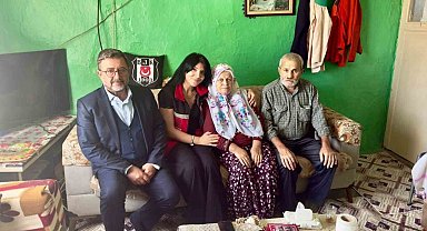Şehit ailesine vefa ziyareti