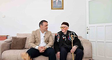 Şehit babası Hasan Bayır 93 yaşına girdi
