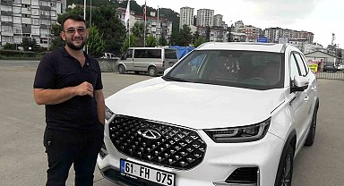 Sıfır aldığı Chery marka otomobil, Rizeli sürücüyü canından bezdirdi