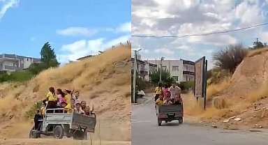 Siirt'te öğrencilerin tehlikeli okul yolculuğu