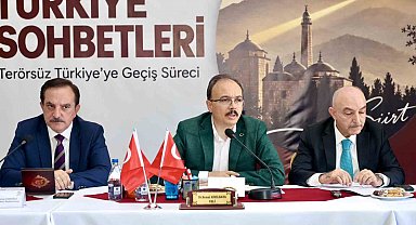 Siirt'te "Türkiye Sohbetleri: Terörsüz Türkiye'ye Geçiş Süreçleri" paneli