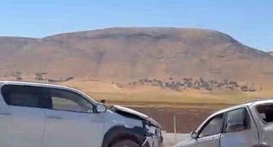Siirt'te trafik kazası: Araçlarda maddi hasar oluştu