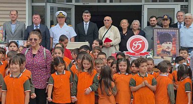 Silah arkadaşlarından şehidin adını taşıyan okula anlamlı destek