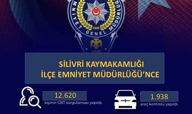 Silivri'de bir haftada 20 bin 323 kişi ile 7 bin 928 araç sorgulandı