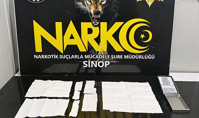 Sinop'ta 3 bin 877 kullanımlık uyuşturucu ele geçirildi