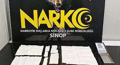 Sinop'ta 3 bin 877 kullanımlık uyuşturucu ele geçirildi