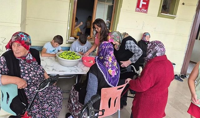 Sinop'ta nesiller buluştu, birlikte turşu kurdu