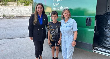 Sinop'ta Ömer'in topladığı şişeler Emre'ye umut oluyor