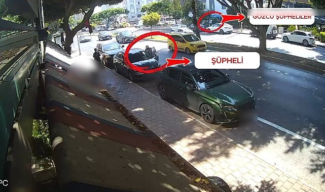 Sinyal kesici cihazla kilitlenmesini engelledikleri araçtan hırsızlık yaptılar