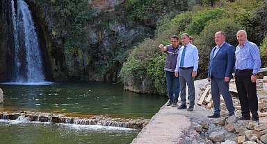 Sırakayalar Şelalesi'nde çalışmalar sürüyor