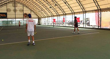 Şırnak'ta 5 ülkenin katılımı ile Uluslararası Cudi Cup Tenis Turnuvası başladı