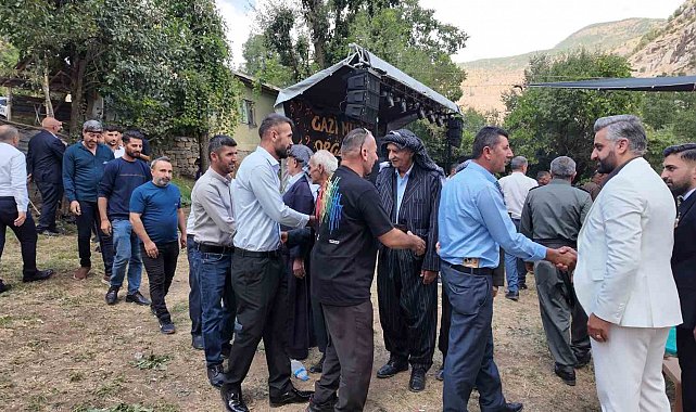 Şırnak'ta aşiret düğününde birlik ve beraberlik mesajı