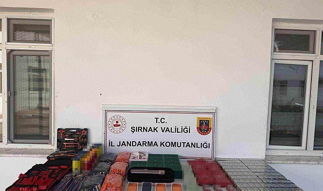 Şırnak'ta jandarmadan kaçakçılık operasyonu