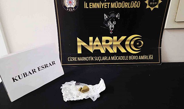 Şırnak'ta narkotik ve asayiş operasyonları