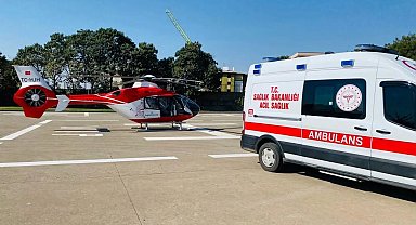 Şırnak'ta travma geçiren bebek helikopterle Diyarbakır'a sevk edildi