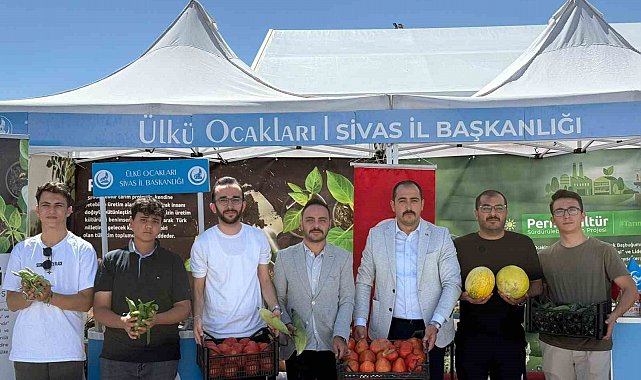Sivas Ülkü Ocakları permakültür ve sürdürülebilir tarım projesini sergiledi