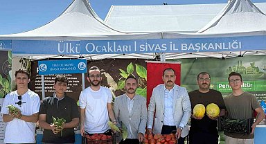 Sivas Ülkü Ocakları permakültür ve sürdürülebilir tarım projesini sergiledi