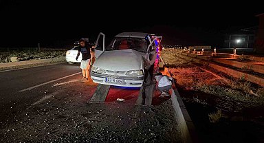 Siverek'te iki araç çarpıştı: 2 yaralı