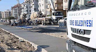 Söke'de Bisiklet ve Yürüyüş Yolu Projesi'nde ikinci etap hızlandı
