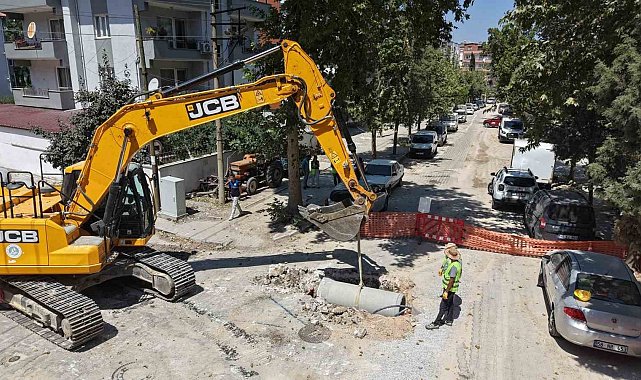 Soma İnönü Mahallesi'ne bin 200 metrelik yağmursuyu hattı