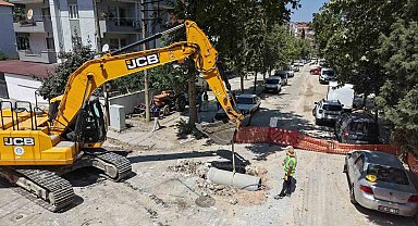 Soma İnönü Mahallesi'ne bin 200 metrelik yağmursuyu hattı