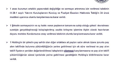 SPK'dan tasfiye süresine ilişkin basın duyurusu