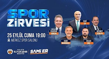 Sporun Zirvesi Malatya'da gerçekleştirilecek