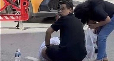 Sultangazi'de elektrikli scooter yayaya çarptı