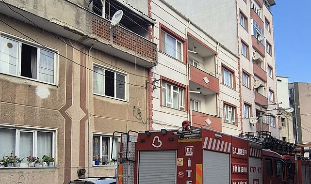 Susurluk'ta şofben yangını