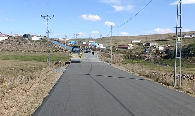 Susuz'da SSB Beton yol çalışması başladı