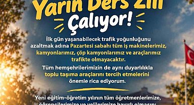 Talas'ta ilk gün trafik duyarlılığı