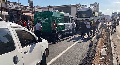 Tankerin çarptığı yaya hayatını kaybetti