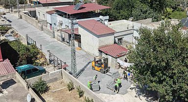 Tarsus'ta kırsal mahallelerde yol seferberliği