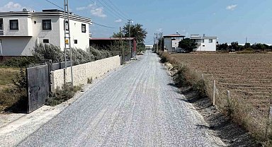 Tarsus'ta tarımsal ulaşım için 4 bin 200 metrelik yol yenilendi