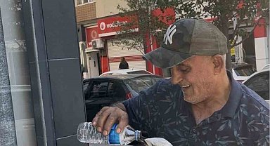 Tekirdağ'da bitkin düşen martı kolunu ısırdı şefkatini eksik etmedi