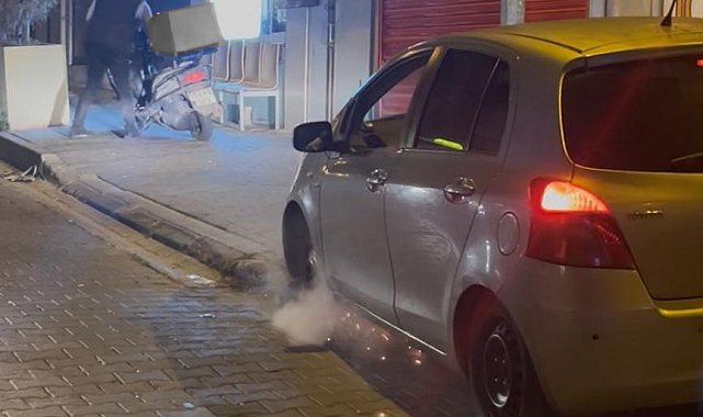 Tekirdağ'da jant üzerinde seyreden alkollü sürücü polise yakalandı