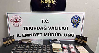 Tekirdağ'da uyuşturucu operasyonlarında 220 şüpheliye işlem