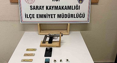 Tekirdağ'da uyuşturucu operasyonu: Evinden silah ve uyuşturucu çıkan şüpheli tutuklandı