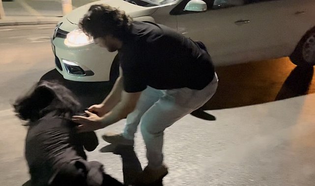 Ters yola girip gazeteci ve polislere hakaret eden şahıslar adliyeye sevk edildi